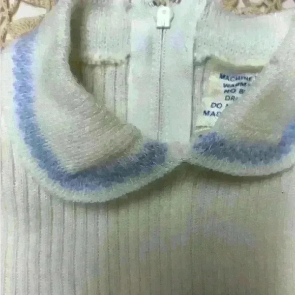 Nann Knits Vintage 1970’s Sweater Dress Size 18 Months Made in France - Picture 8 of 13